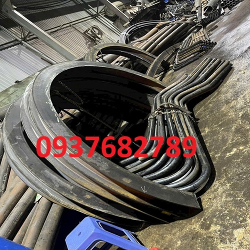 Gia công uốn ống thép phi 76 (D76) làm lò hơi, lò dầu