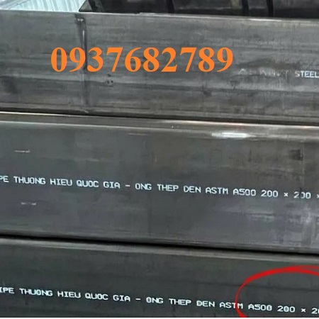 Thép hộp vuông 200x200x8 mác thép Q235B, Q355B, SS400 Thép hộp vuông 200x200x8 mác thép Q235B, Q355B, SS400