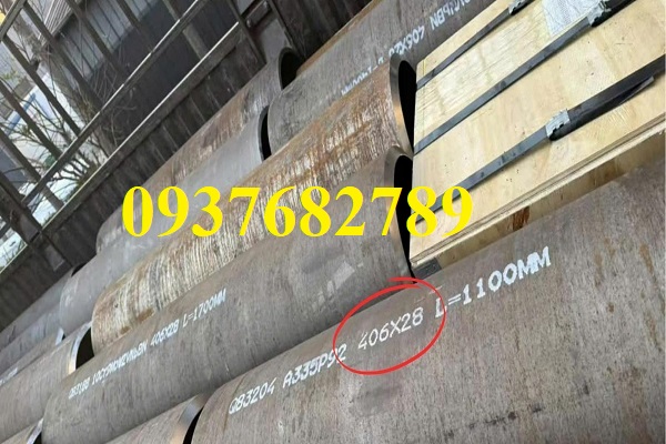 Thép ống phi 406 dày 36.53mm/ly/li Thép ống phi 406 dày 36.53mm/ly/li