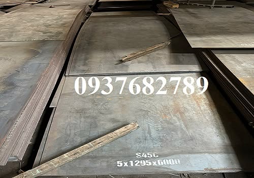 Giá thép tấm S45C dày 5mmx1500mmx6000mm