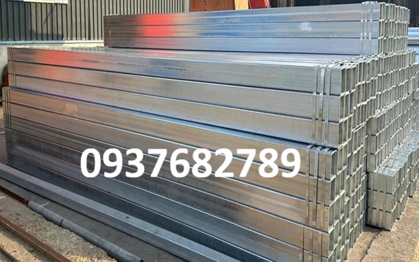 Thép hộp mạ kẽm 120x120x6