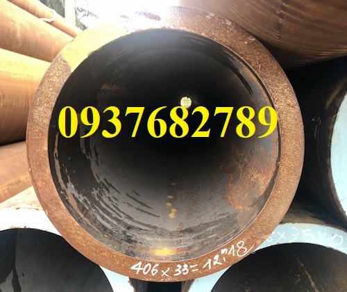 Thép ống phi 406 dày 9.53mm/ly/li Thép ống phi 406 dày 9.53mm/ly/li