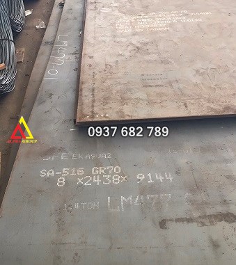 Thép tấm chịu nhiệt A516 Gr.70 dày 26mm/26ly Hàn Quốc cắt quy cách