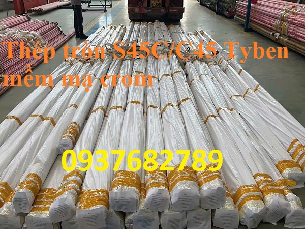 Thép tròn Tyben mềm mạ crom phi 85mm, 90mm, 95mm, 100mm