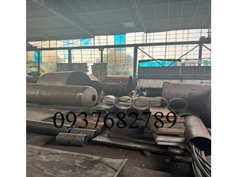 Gia công lốc ống tròn hàn đính sang phe từ thép tấm dày 10/12/14/16/18mm