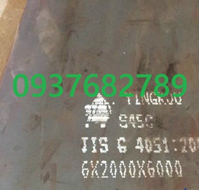 Giá thép tấm S45C dày 6mmx1500mmx3550mm hàng sẵn tại kho TP.HCM