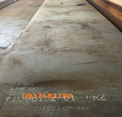 Thép tấm chịu nhiệt A516 Gr.70 dày 24mm/24ly Hàn Quốc cắt quy cách