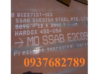 Thép tấm hardox 450 dày 12mm/12ly/12li