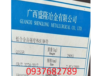Tôn Q355B-Vật liệu Q355B-Thép tấm Q355B dày 8mm/ly tiêu chuẩn Trung Quốc GB/T