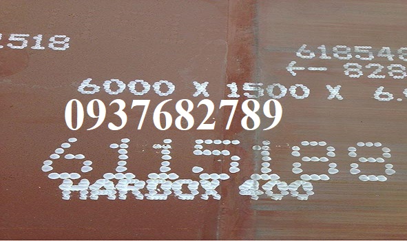Thép tấm hardox 400 dày 6mm