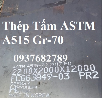 THÉP TẤM ASTM A515 GR70 DÀY 35MM/35LY/35LI CHỊU NHIỆT