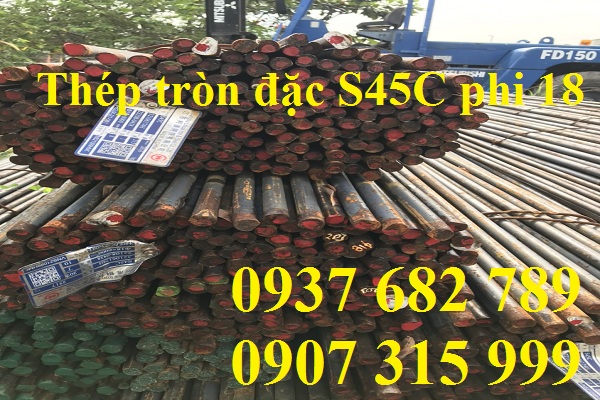 thép tròn đặc C45 phi 6, phi 8, phi 10, phi 12, phi 14, phi 16…phi 500 