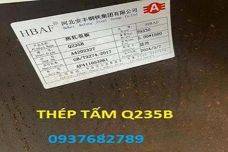 THÉP TẤM Q235B DÀY 3MM 4MM 5MM 6MM 8MM 10MM 12MM 14MM 16MM 18MM 20MM 22MM