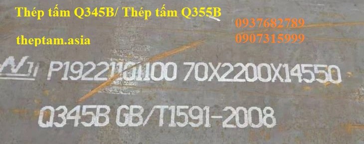 THÉP TẤM Q355B, THÉP TẤM Q345B