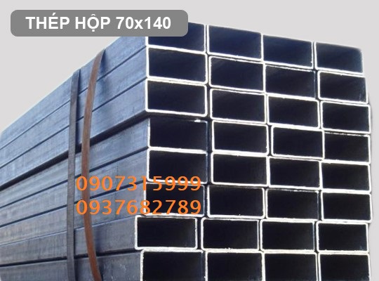 Thép hộp 70x140 dày 1.5mm 2mm 2.5mm 3mm 3.5mm 4mm 5mm 6mm