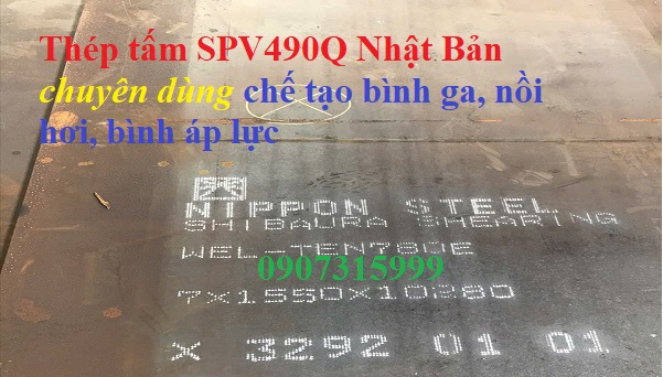 thép tấm SPV490Q
