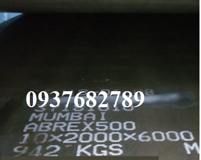 THÉP TẤM CHỐNG MÀI MÒN ABREX