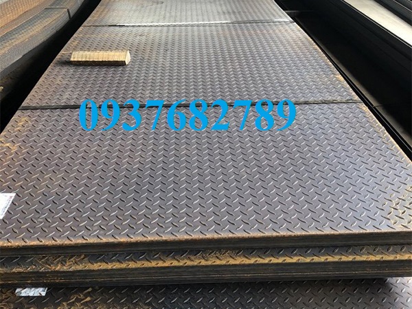 Giá thép tấm gân chống trượt dày 2mm 3mm 4mm 5mm 6mm 8mm 10mm 12mm