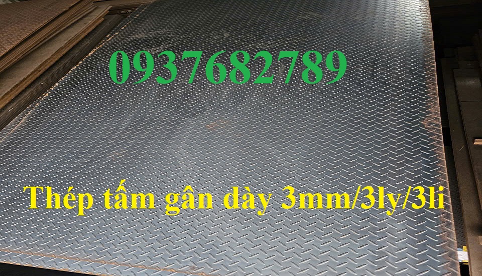THÉP TẤM GÂN MẠ KẼM DÀY 3MM