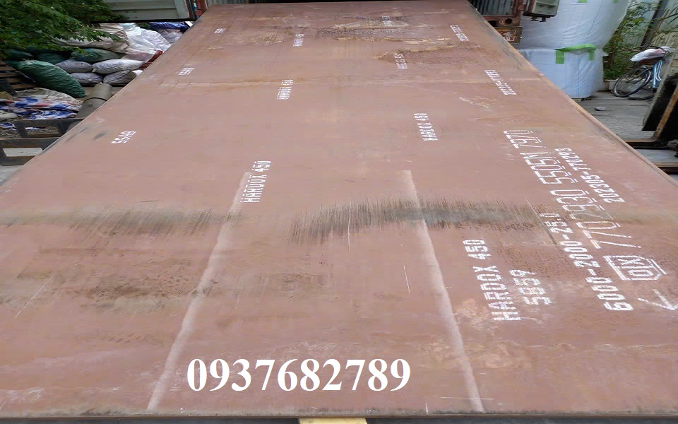 Thép tấm hardox 450 dày 20mm