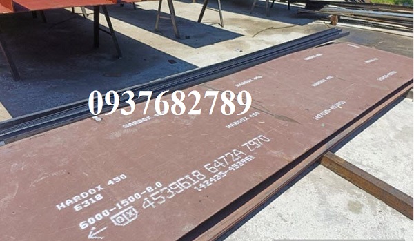 THÉP TẤM HARDOX 450 CHỊU NHIỆT TỐT, CHỊU VÀ CHỐNG LẠI SỰ ĂN MÒN RẤT CAO.