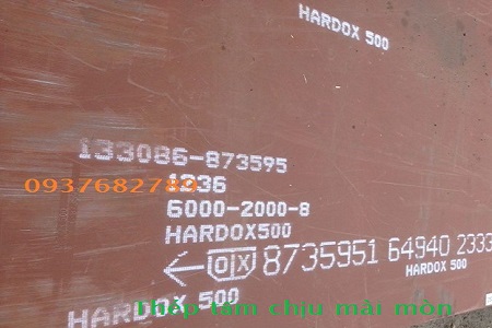 Thép tấm hardox 500 dày 8mm/8ly/8li