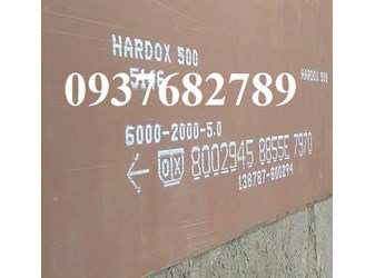 THÉP TẤM HARDOX 500 DÀY 5 x 2000 x 6000mm