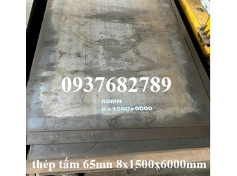 Thép tấm 65mn dày 8mm/8ly chịu mài mòn cao