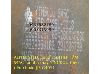 Thép tấm S45C dày 30/35/40/45/50/55/60/65/70/75/80/85/90/95/100mm-ly Trung Quốc